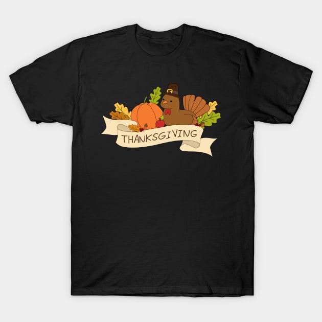 Thanksgiving T-Shirt by valentinahramov